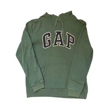 GAP 그린 후드 부착 후드티 y2k 구제 의류