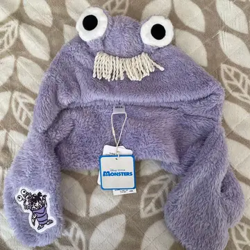 RELA 몬스터 주식회사 부우 모자 티펫 할로윈 보라색 택 포함 새상품