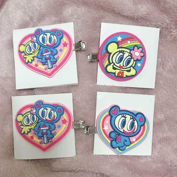 낱개 판매 가능 반다이 나루미야 캐릭터즈 러버 클립 앞머리 클립