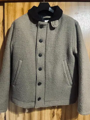 휴스턴 N-1 자켓 L 울 콤마zip