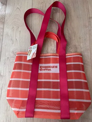 KOMEDA'S Coffee 메쉬 토트백 코메다 커피 대만 한정품