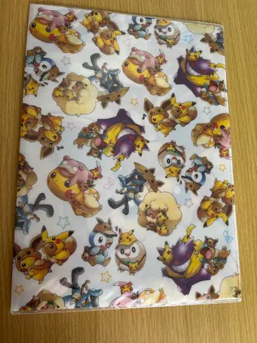 FAN OF PIKACHU & EIEVUI 클리어 파일 포켓몬 센터
