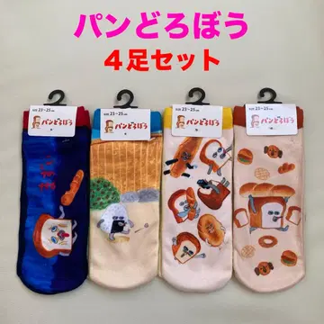 [빵도둑] 여성 양말 양말 23~25cm 4족 세트