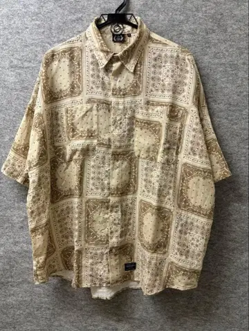[ 사이즈 XL ] fourthirty 포서티 올 패턴 셔츠 430