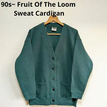 90s~ Fruit Of The Loom 스웨트 가디건 us