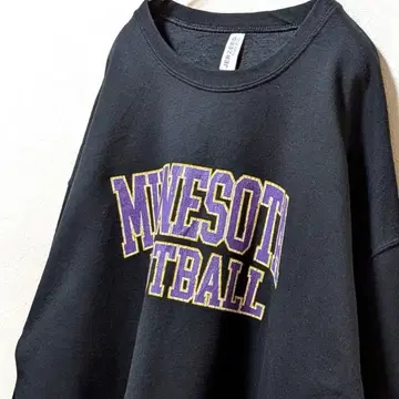 저지스 미네소타 풋볼 맨투맨 트레이닝복 블랙 XL 구제 의류