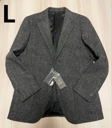 [ 재고 소량 ] Harris Tweed 헤링본 테일러드 자켓 L