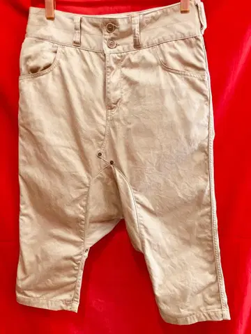 GANRYU 신치 벨트 살 엘르 크롭 치노 S