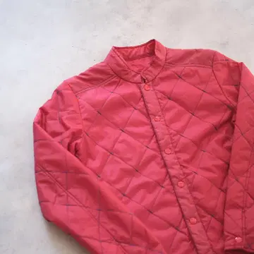 90s 빈티지 usa 퀼팅 자켓 빨간색 x 네이비 나일론 자켓