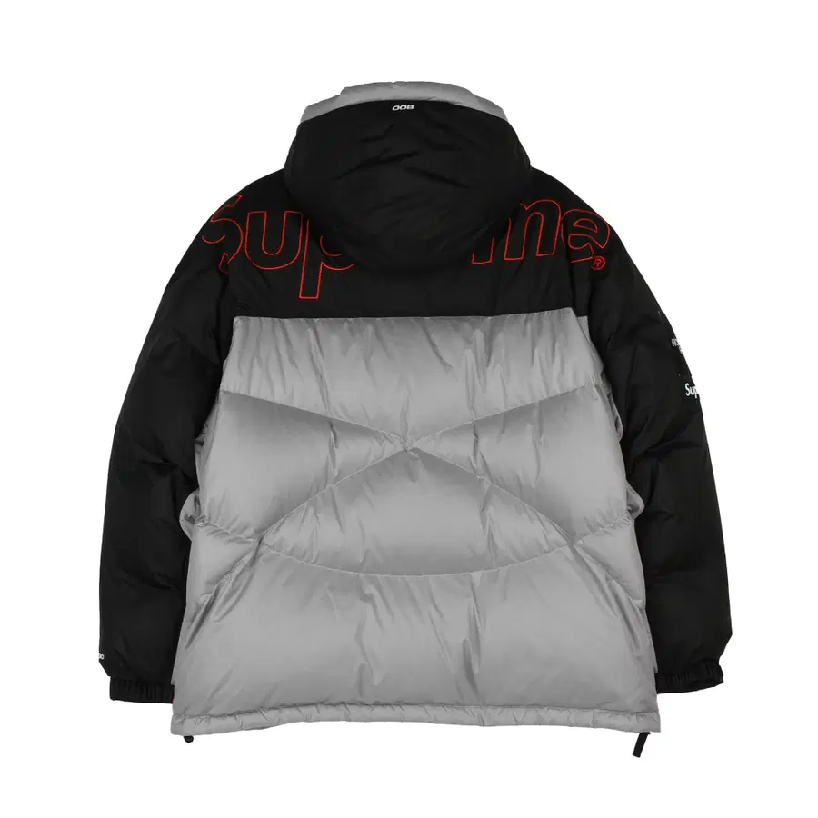[M] Supreme x The North Face 800蓬半拉链连帽衫 灰色
