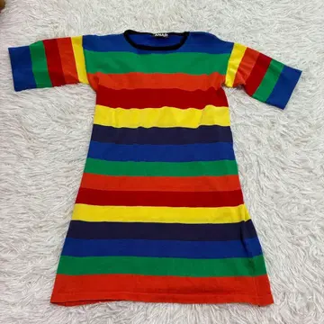 Y2K ANAP 멀티 컬러 원피스 봄/여름 코튼 프리 사이즈