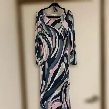 에밀리오 푸치 원피스 롱 기장 벨트 포함 푸치 패턴 36 멀티 컬러