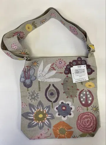HILDAHILDA 다색 꽃무늬 숄더백 자카드 직조 스웨덴
