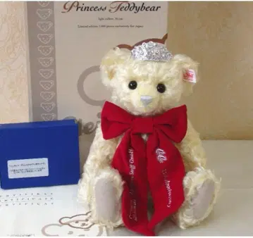 프린세스 테디 베어 슈타이프 일본 한정판 티아라