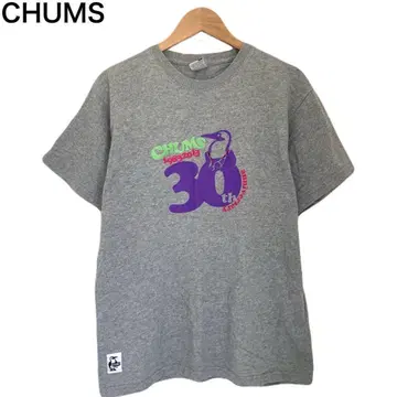 참스 기념 애니멀 아웃도어 프린트 그레이 반팔 T셔츠 펭귄