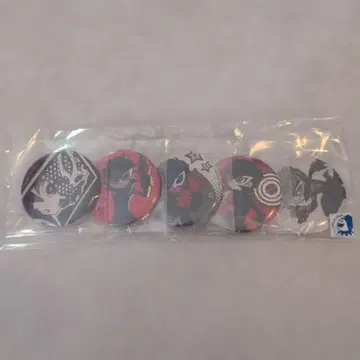 페르소나 5 택티카 패미통 DX 팩 특전 캔뱃지 5종 세트