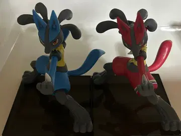 포켓몬스터 포켓몬 격투 루카리오 포즈 피규어 2개 세트 상자 없음