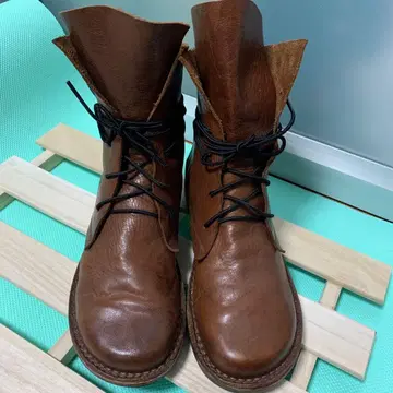 trippen 레이스업 부츠 40 브라운