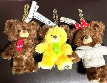 Disney store 유니베어시티 모카 봉제 인형 키링 묶음 판매 3개