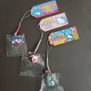 지역 한정 키티 스트랩 교토 한정 아마노하시다테 나라 한정 3종 세트