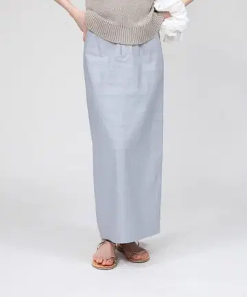 린넨 레이온 스트레치 스커트