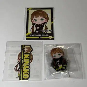 세가 럭키 쿠지 아크릴 스탠드 스티커 브로마이드 사쿠라코지 키나코