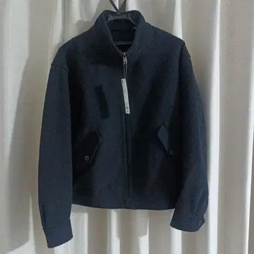 GU 코지 멜톤 스탠드 집업 자켓