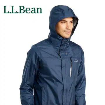 L.L.Bean (엘엘빈) 트레일 모델 레인 자켓/L/네이비