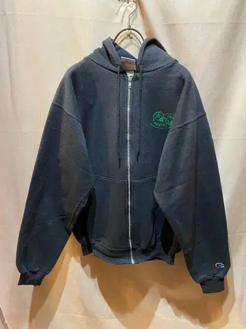 챔피온 풀 집업 후드 맨투맨 스컬 파이리츠 페이드 US S