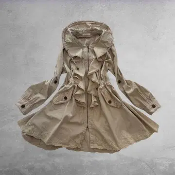 00's 페어리 그런지 모리걸 프릴 레이스 코트 axes femme