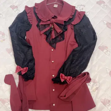 시크릿 허니 와인 레드 셋업