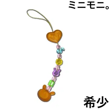 미니모니. 모닝구무스메 할로프로 스트랩 굿즈 헤이세이 레트로