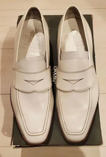 CROCKETT&JONES 화이트 로퍼 Paul Smith