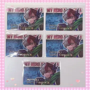 히로아카 토도로키 쇼토 생일 컬렉션 카드 2024