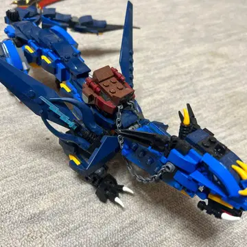 LEGO 드래곤 모델 파랑 레고 닌자고