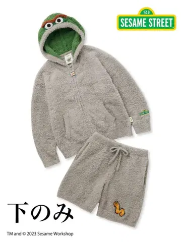 젤라피케 SESAME STREET 타월 원단 숏팬츠