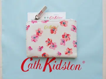 [미사용 새상품] 캐스키드슨 접이식 지갑 꽃무늬 카드 퍼스