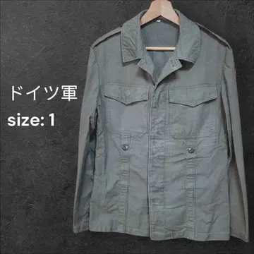 독일군 실물 몰스킨 필드 셔츠 자켓 국기 와펜 부착