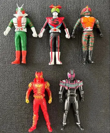 가면라이더 소프트 비닐 5점 세트 V3 스트롱거 아마존 키바 디케이드