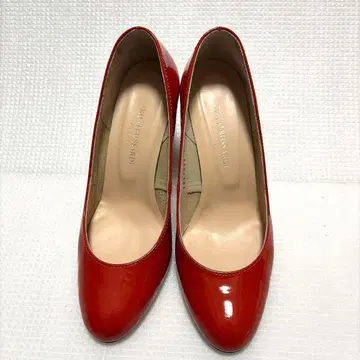 연어 에나멜 펌프스 힐 8cm