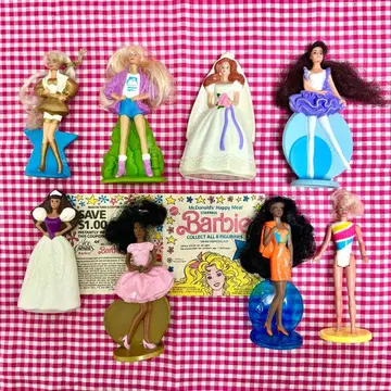 바비 인형 8개 세트 해피밀