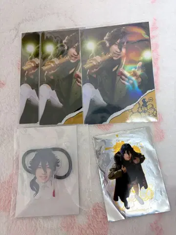 힙스테 아리스가와 다이토 키즈타니 야스오 혜택 브로마이드 머리끈