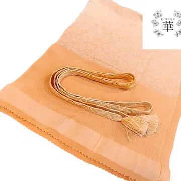 L 허리띠 세트 오비 장식 천 그라데이션 대소 아라레 오렌지 노랑 평조