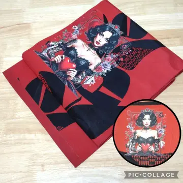 카드놀이 여왕 1점 QUEEN 고딕 타투 몸통 디자인 포함