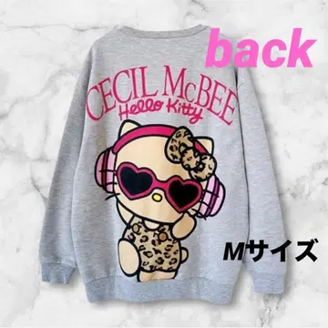 아베일 CECIL Mc BEE x 헬로키티 맨투맨 트레이닝복