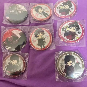 오리하라 이자야 캔뱃지 제비뽑기당 듀라라라 캐릭터 캔뱃지 8개 세트