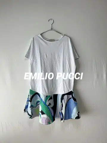 EMILIO PUCCI 에밀리오 푸치 반팔 티셔츠 원피스 XS