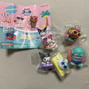 476 산리오 캐릭터즈 모두 함께 수영장 피규어 컴플리트