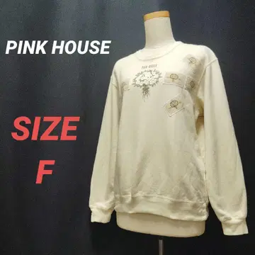 PINK HOUSE 핑크하우스 맨투맨 꽃무늬 부케 여성용 로고