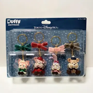 도쿄디즈니씨 더피&프렌즈 키체인 크리스마스